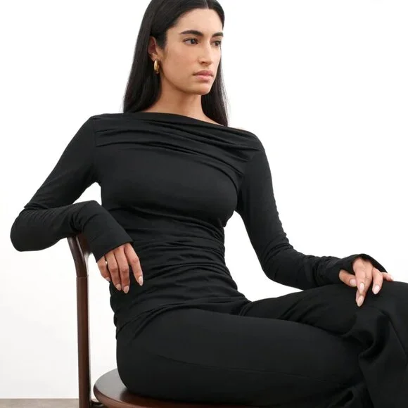 Marcella black Cooper top large nwt - Picture 8 of 12